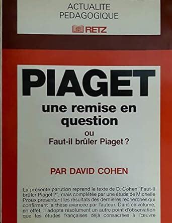 piaget une remise en question cohen